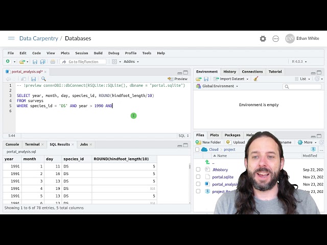 SQL Databases For dplyr Users: Filtering Data Using WHERE