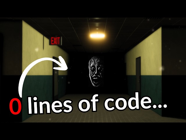I Made a Roblox Horror Game With ZERO Code...