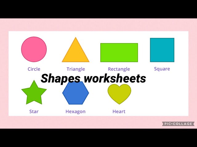 Easy DIY worksheets on shapes for Pre-k, Nursery, Kindergarten|in 5 minutes| Homeschooling| #shorts