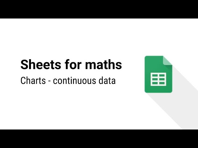 Charts - continuous data