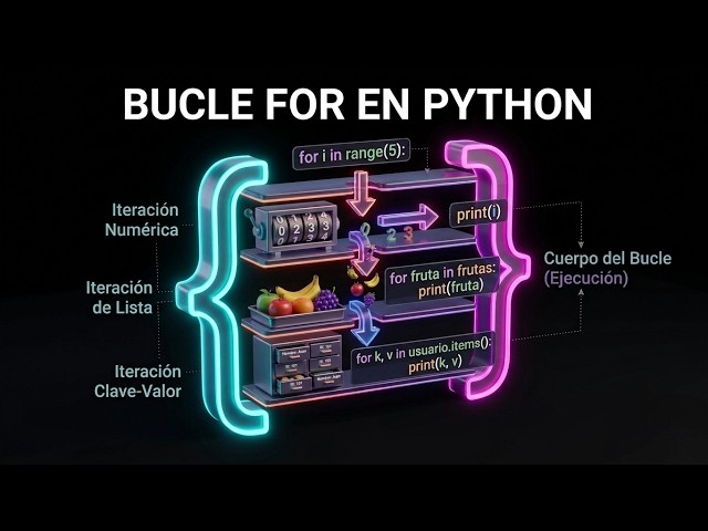 CÓMO SE USA EL BUCLE FOR Y LA FUNCIÓN RANGE EN PYTHON [11]
