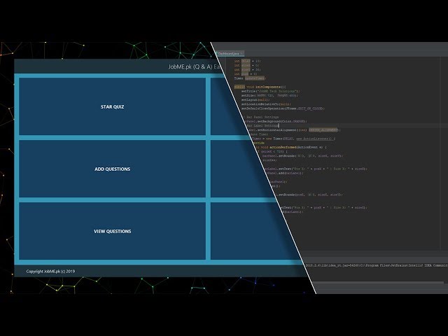 How To Make Quiz Application | JobME Easy JAVA Based Quiz Application