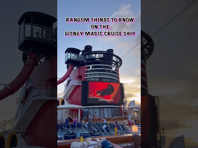 Random things to know on the Disney Magic cruise ship #disneymagic #disneycruise #disneytravel