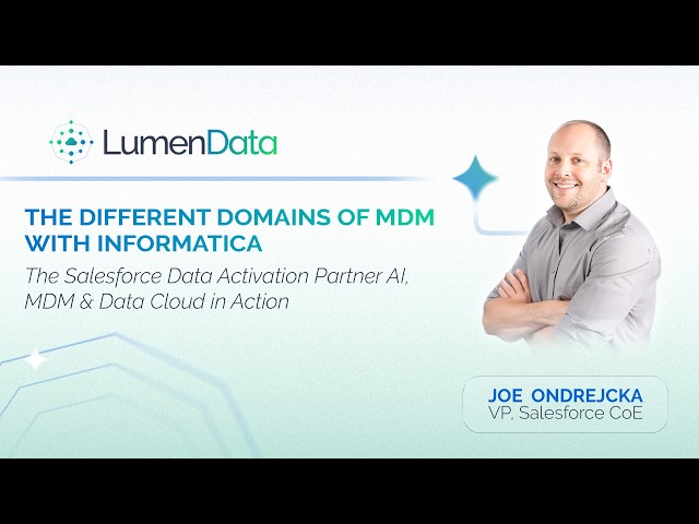 The Different Domains of MDM with Informatica