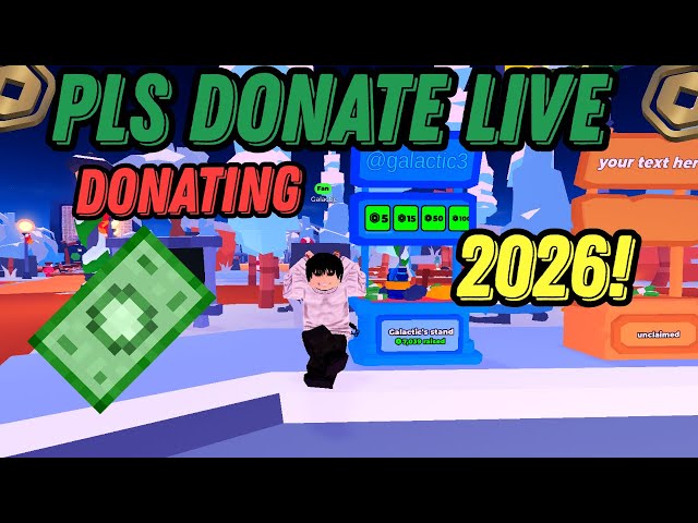 🔴 PLS DONATE LIVE 💰 DONATING EVERYBODY   - ALL ROBUX MUST GO!! 🔴 #roblox #plsdonate #live
