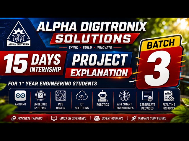 🏠 Batch 3 Home Automation Projects | @alphadigitronixsolutions  #interships #projects #trending