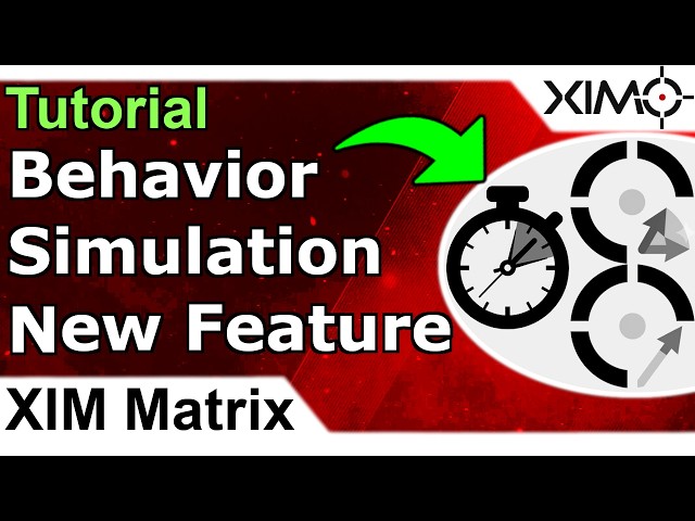 XIM Matrix - Behavior Simulation Tutorial - New Feature (Wait, Angle, Magnitude)