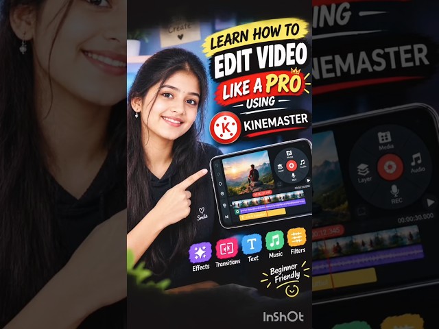part 1How to Edit Videos Like a Pro in KineMaster App 🔥