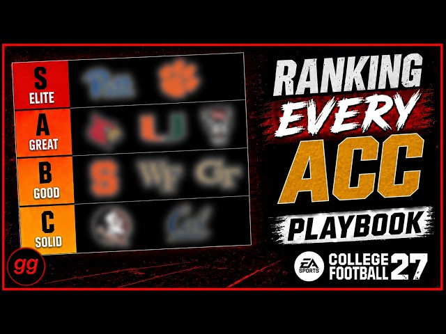 Ranking EVERY ACC Playbook in College Football 27