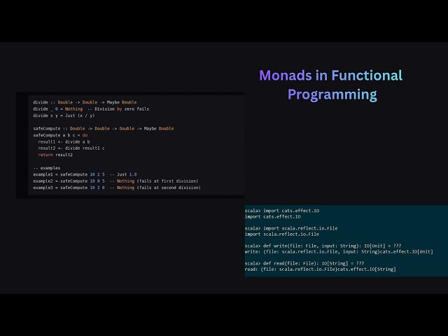 Monads in Functional Programming