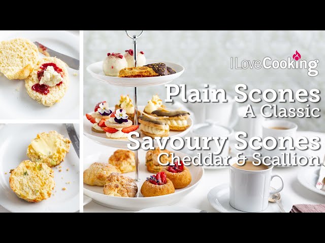 Afternoon Tea Scones with Chef Shane Smith | Classic Plain | Cheddar & Scallion Savoury Scones