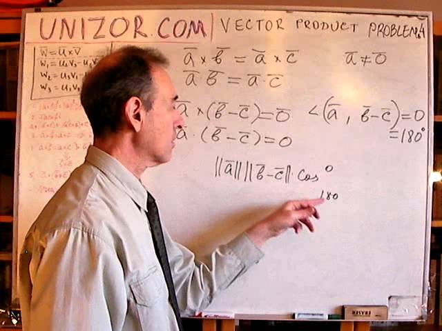 Unizor - Vector Product - Problems 4