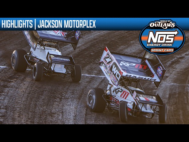 World of Outlaws NOS Energy Drink Sprint Cars | Jackson Motorplex | August 22, 2026 | HIGHLIGHTS