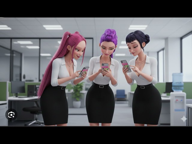 Kpop Demon Hunters 2 Huntrix exchanging private text messages with friends or family