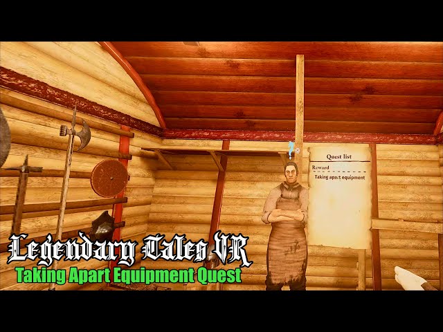 Taking Apart Equipment Quest in Legendary Tales on PSVR2