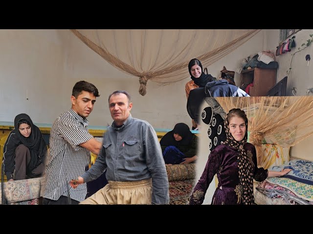 Goli Cleans the Dirty Carpet with Samira & Afsaneh 🧼🧹🍽️ | Baro Family Documentary ❤️
