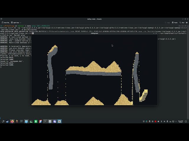 AetherSand Falling Sand Prototype 0