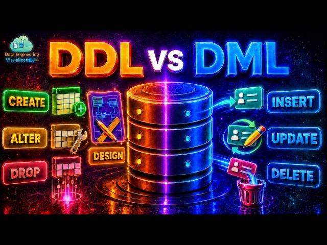 DDL vs DML in SQL — Explained in 5 Minutes