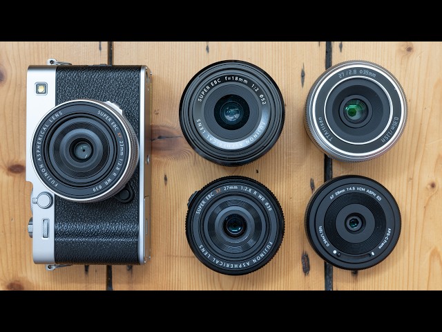 Fujifilm PANCAKE group test: 18 vs 23 vs 27 vs TT Artisan vs Viltrox