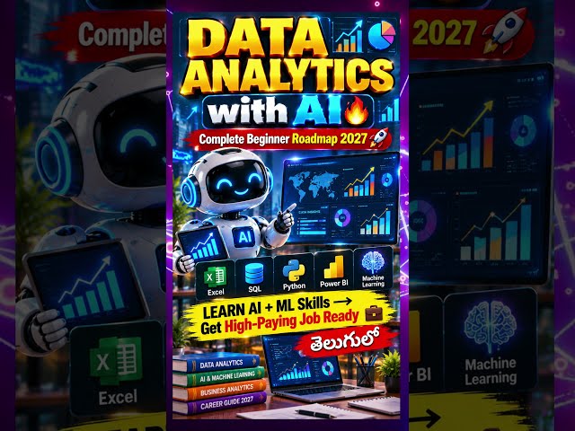Data Analytics with AI Complete Beginner Guide 2027 | Data Analytics  AI & ML Jobs | Naresh IT