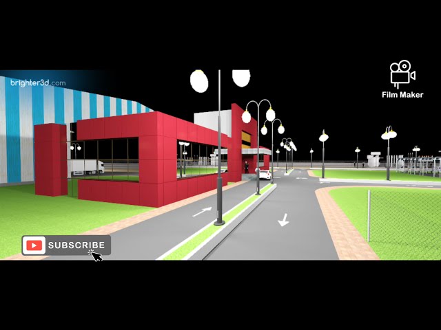 3d factory building design in sketchup rendered  short presentation