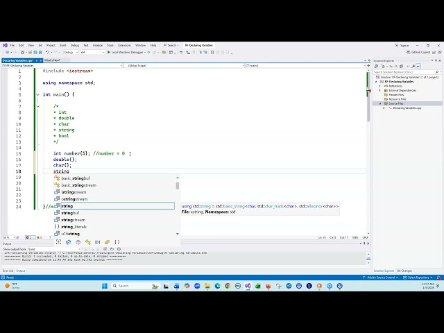 CS210 Declaring Videos