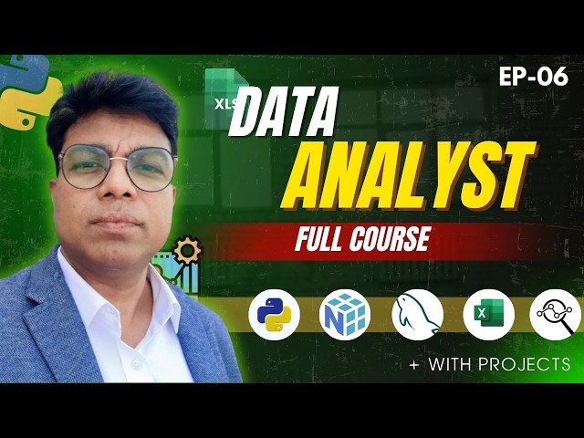 Class-6 | SQL Server Tutorial for Beginners & Pros | Data Analytics Roadmap 2026