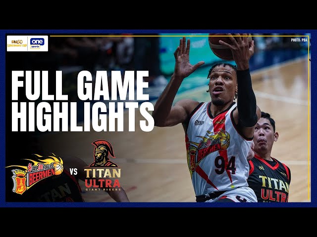 SAN MIGUEL vs TITAN ULTRA | FULL GAME HIGHLIGHTS | PBA SEASON 50 GOVERNORS' CUP | AUG 12, 2026