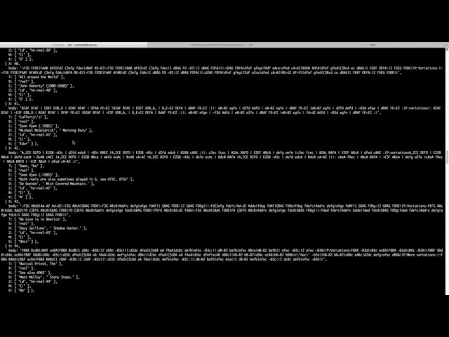 Abc tunes parser with Nodejs