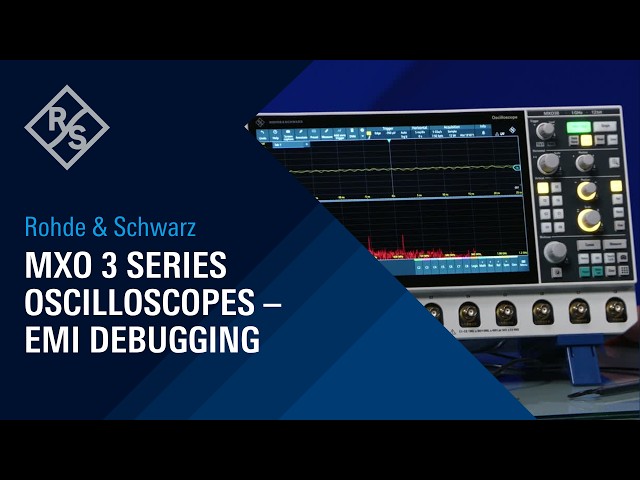 R&S MXO 3 Series Oscilloscopes – EMI Debugging