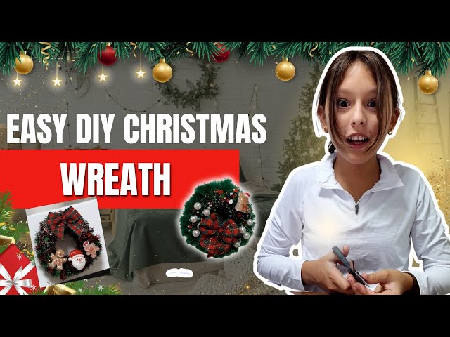 DIY Christmas Magnet Wreath 🎄 | Easy Holiday Craft Ideas for Teens & Families