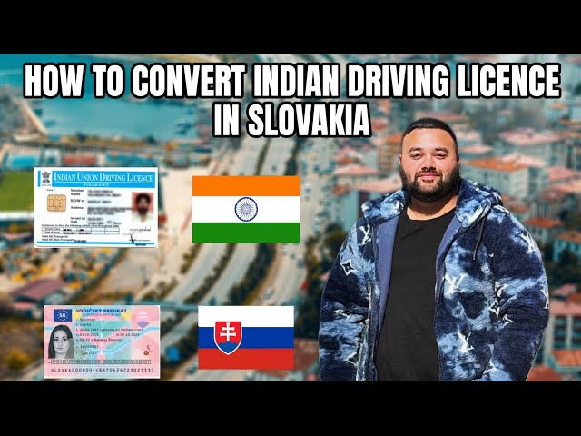 How To Convert Indian Driving License In Slovakia| Indian License Convert In Slovakia|