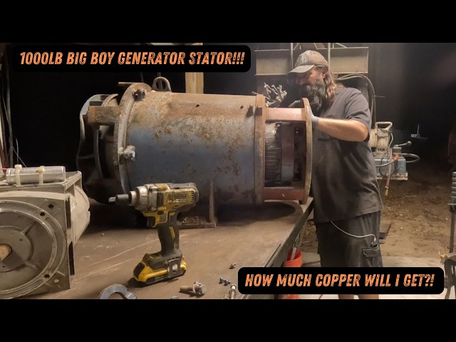 1000LB Generator Stator!!! Excellent Start to a Scrap-a-thon Weekend! p1