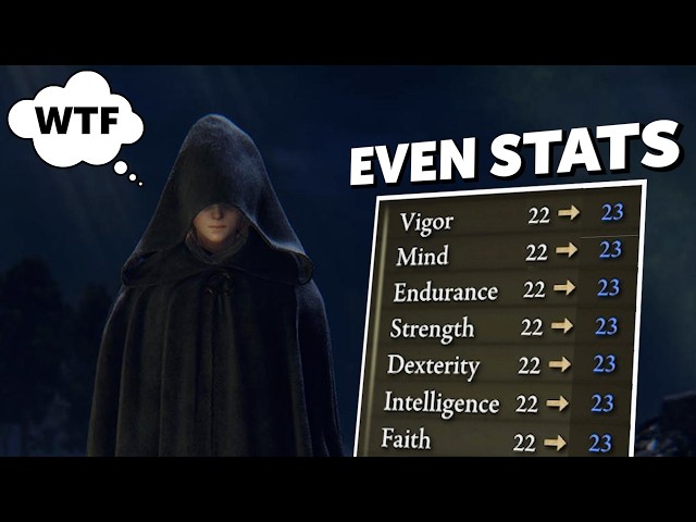 Can you beat Elden Ring by leveling each attribute EVENLY?