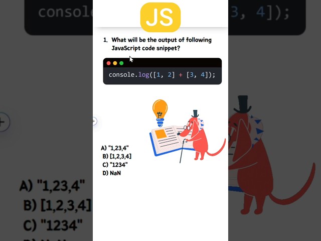 Array method || JavaScript Interview Questions   #coding #webdevelopment #shorts