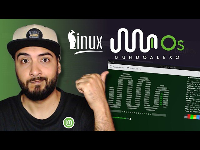 My Own Linux Distro ALREADY LOOKS AMAZING (Mundoalexo OS in development)