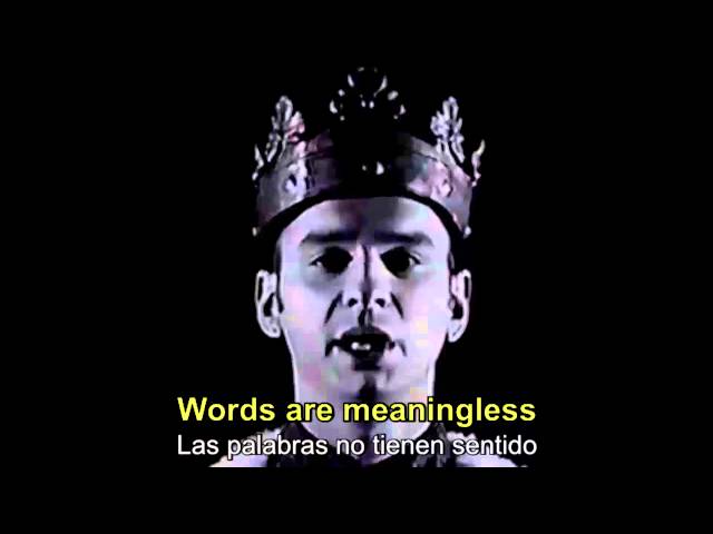 Depeche Mode - Enjoy The Silence Subtitulos Inglés y Español