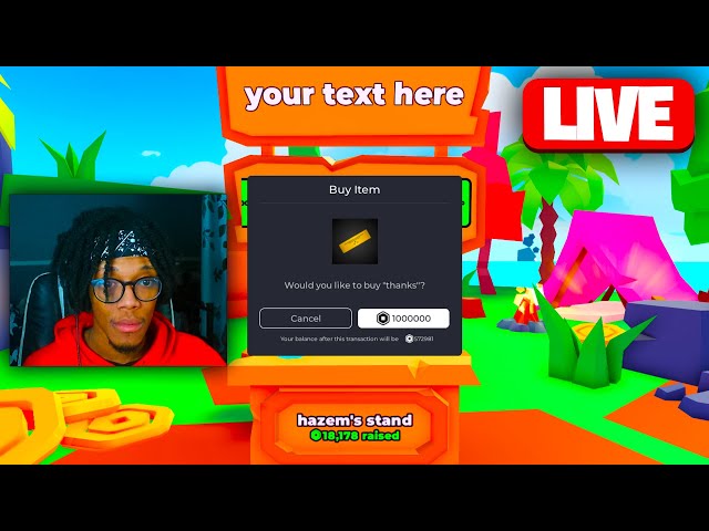 🔴DONATING ROBUX IN PLS DONATE LIVE WITH HAZEM! | FREE ROBUX GIVEAWAY (ROBLOX PLS DONATE)
