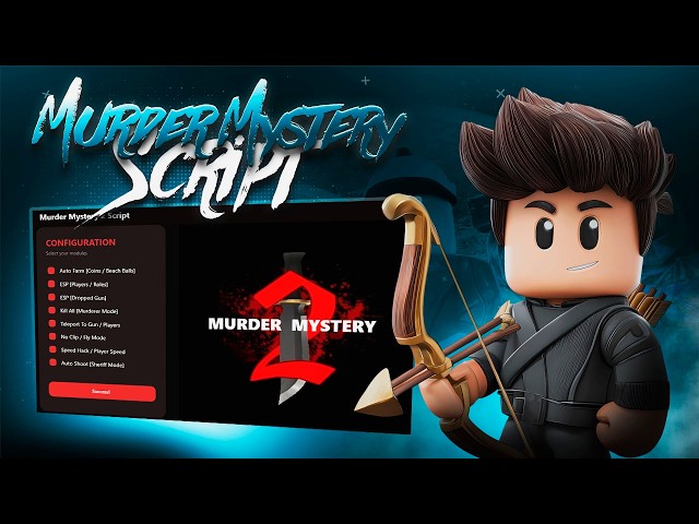 Best Mm2 Script SUMMER UPDATE AUTO FARM SCRIPT | MURDER MYSTERY 2 SCRIPT