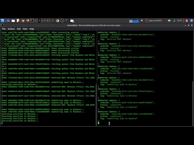 Building a Scalable DEX Order Router with Fastify, Redis, and PostgreSQL