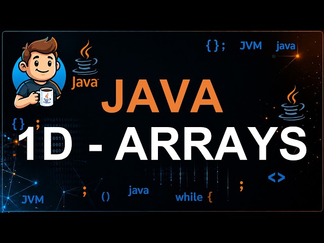 39 - One Dimensional Array in Java | 1D Array Explained with Examples