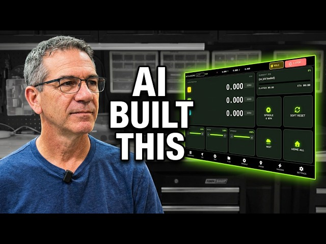 I Built a CNC Dashboard Using Only AI & EEZ Studio