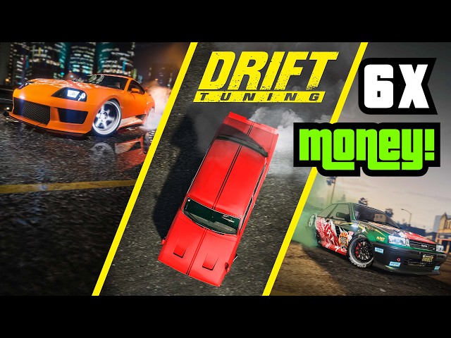 GTA 5 - NEW Drift Upgrades, 6X $, & 2X $ Robbery Contracts! - Event Week Preview | Discounts & More!