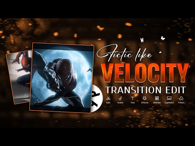 Fictic-style VELOCITY Edit in CapCut | Smooth Velocity Tutorial | Edit with GK
