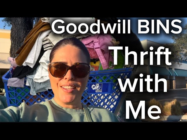 Thrift with me at the GOODWILL BINS *where you pay by the pound*
