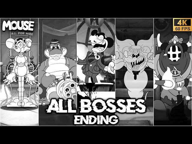 Mouse: P.I. For Hire ALL BOSS Fights + ENDING (4K60fps)