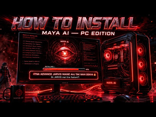 MAYA v7 — Real JARVIS For Your PC | Memory, AI Agents & Photo Editing (Full Setup)