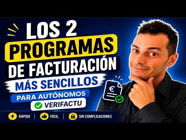 2 Programas para Facturar con VeriFactu FÁCILMENTE (Autónomos)