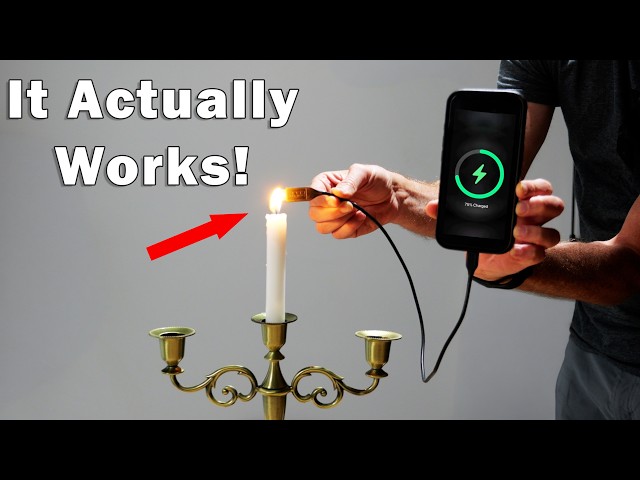 I Charged My Phone With a Candle