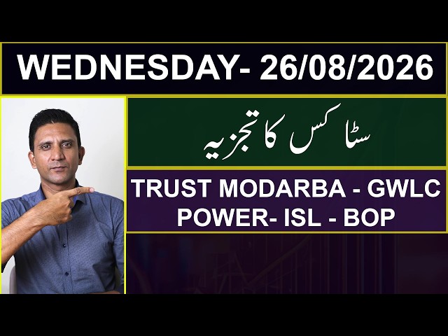 STOCKS ANALYSIS | TRUST MODARBA - GWLC - POWER - ISL - BOP | Mustafa Asghar | #psx